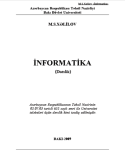 İnformatikaya aid Kitablar - www.YUSIF.az Elektron Kitablar